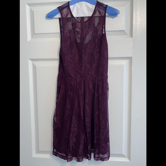 Express purple lace dress x-small (❗️Free with another purchase❗️) - Picture 1 of 5
